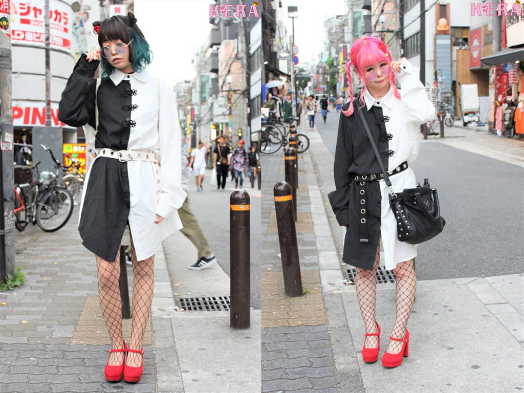 Osaka Street Snap 009 チャイナ風ヘアアクセ ワンピで双子コーデ Kera Style ケラ スタイル