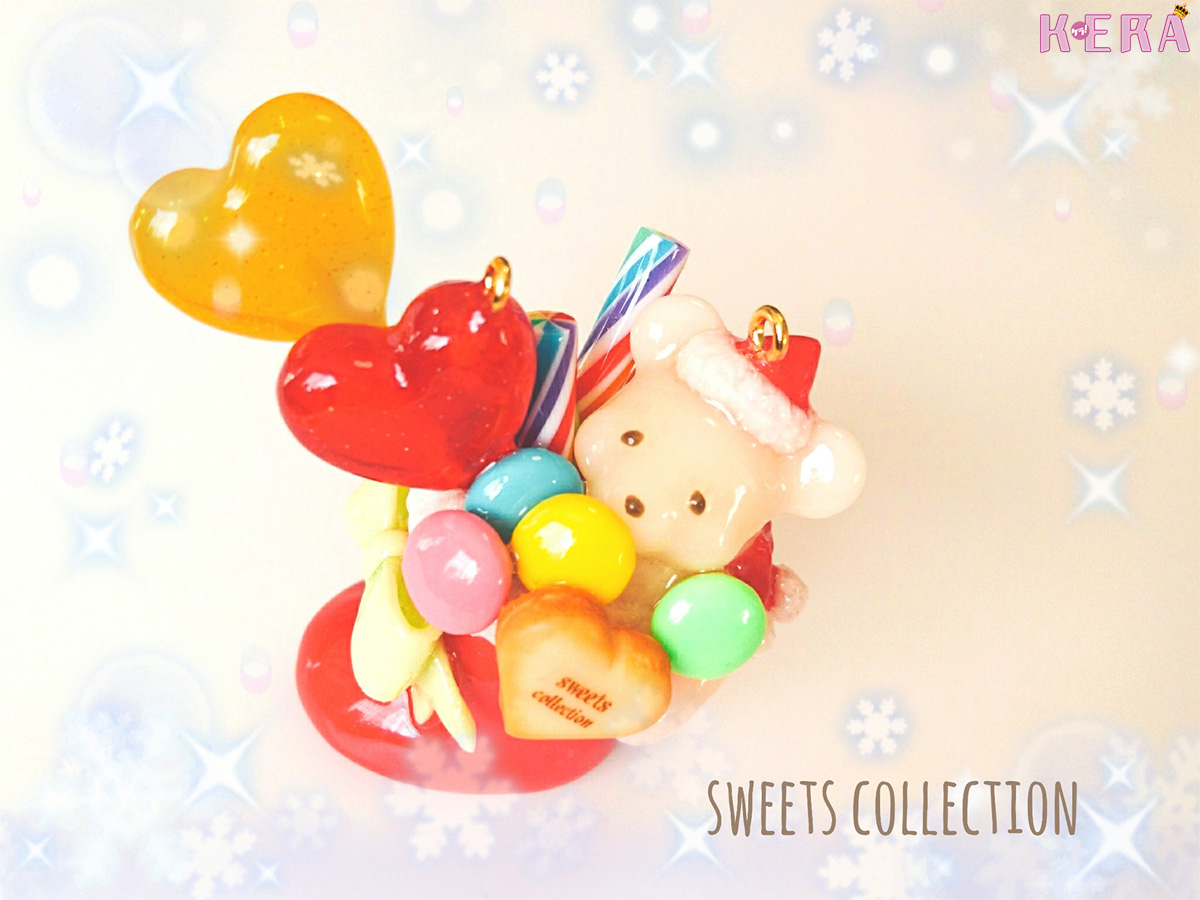 つやつや可愛いクマさんとリアルなスイーツモチーフのコラボが可愛い！sweets collectionのキュートなアイテム