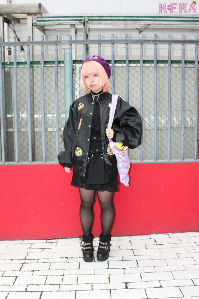Osaka Street Snap ロックなコーデを可愛い小物で和らげて Kera Style ケラ スタイル