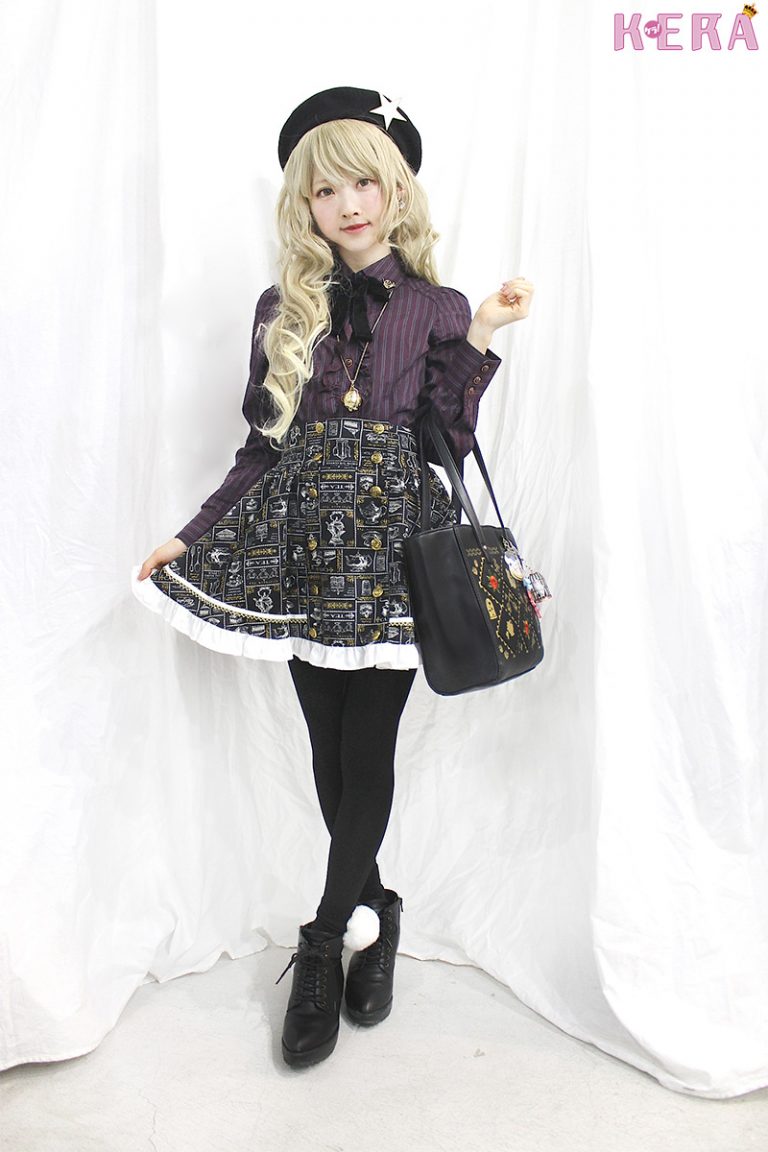 ケラ！モの私服スナップ☆ 星名桜子ちゃんのファッション・テーマは「イギリスの女学生風」 KERA STYLE [ケラ！スタイル]