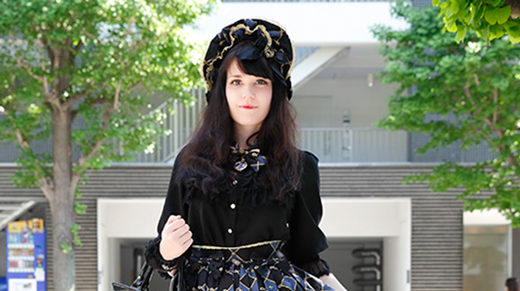 Gothic&Lolita SNAP 086　服も小物もネコモチーフで合わせて統一感を