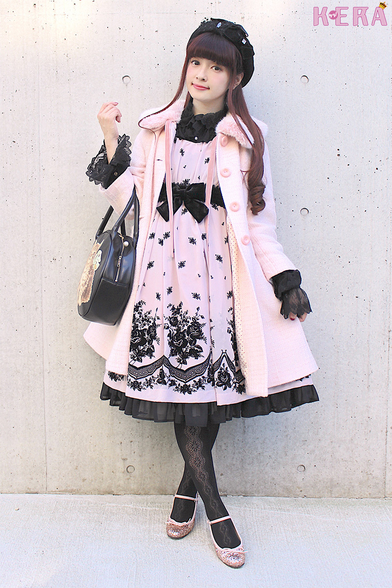ケラ！モの私服スナップ☆　青木美沙子ちゃんのファッションテーマは「ピンククラシカルロリータ」