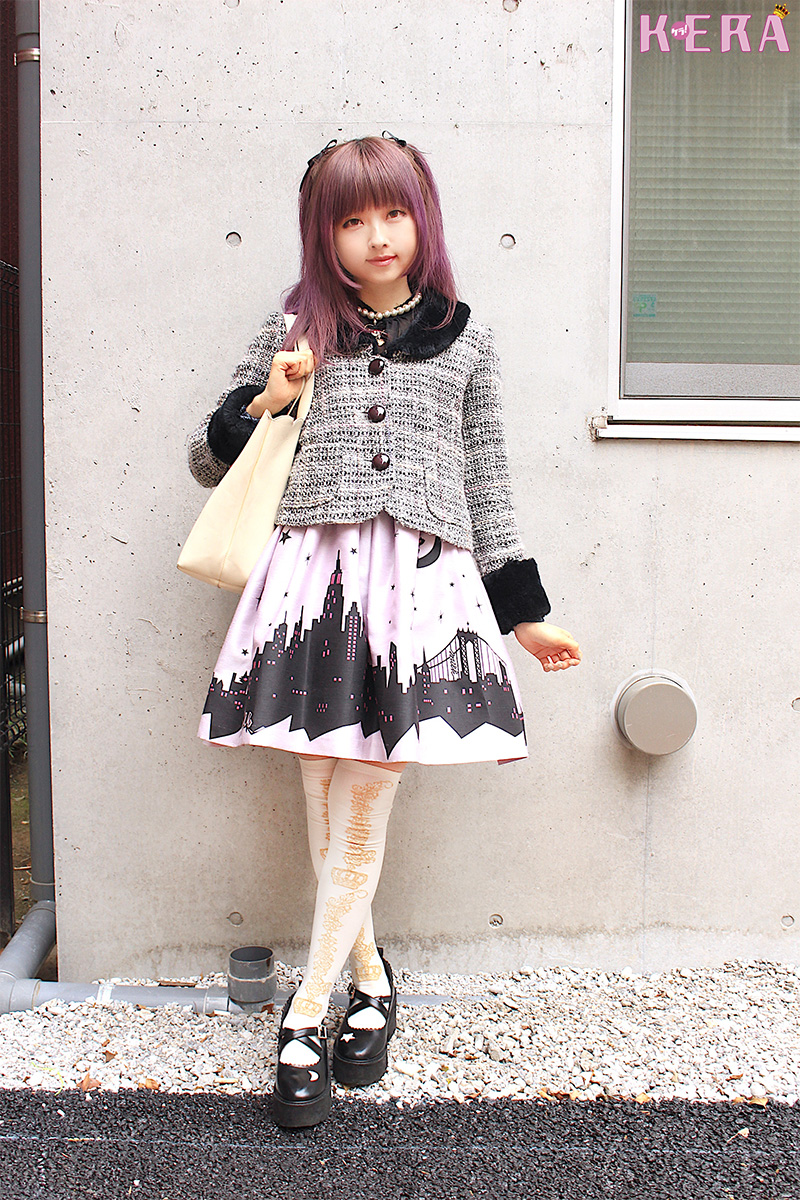 ケラ！モの私服スナップ☆　星名桜子ちゃんのファッションテーマは「お上品❤」
