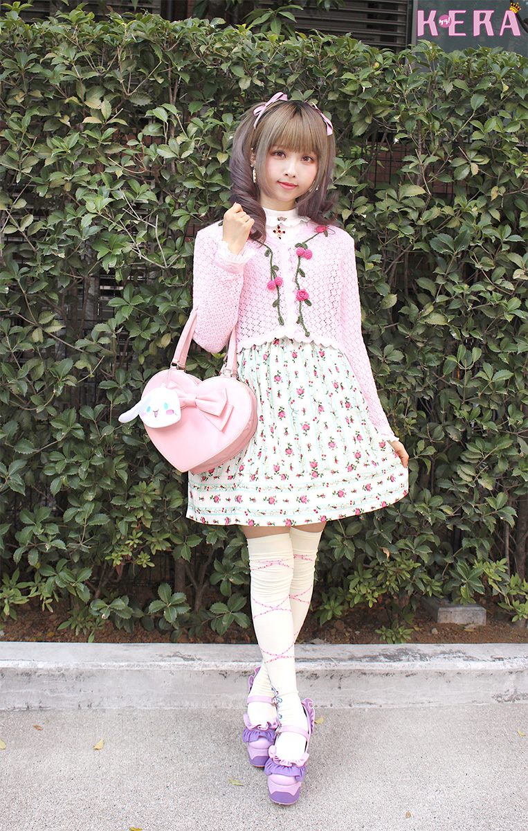 ケラ！モの私服スナップ☆　星名桜子ちゃんのファッションテーマは「お花🌸」