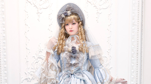 Gothic&Lolita SNAP 198　金髪縦ロール＋ボンネ＋フリル盛り盛りのフランス人形スタイル