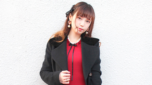 ケラ！モの私服スナップ☆　皆方由衣ちゃんのファッション・テーマは「赤黒シック」♪