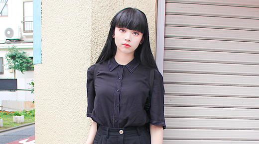 ケラ！モの私服スナップ☆　ゆらちゃんのファッション・テーマは「ブラック」♪