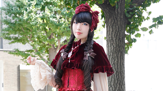 Gothic&Lolita Snap 040　まるで赤ずきんちゃんのような秋コーデ♡