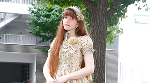 Gothic & Lolita SNAP 099　スモーキーカラーと小花柄でカントリー風ロリータ