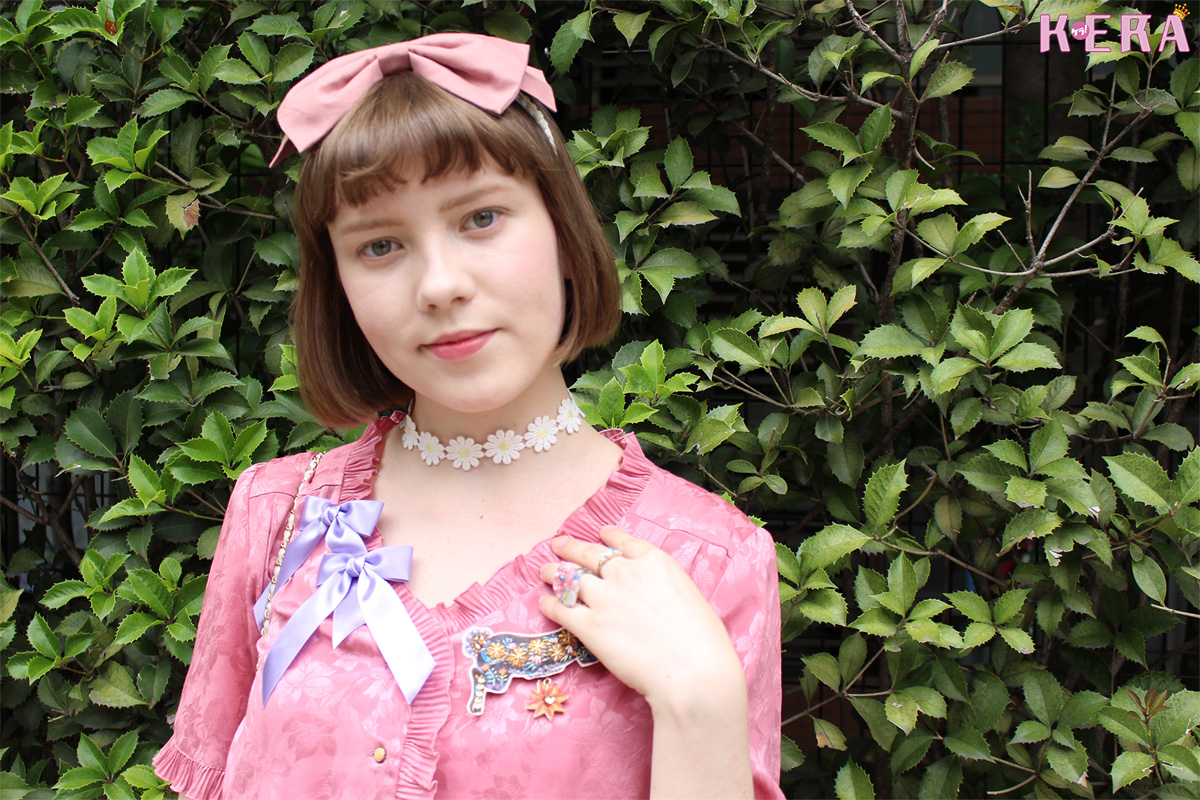 ケラ！モの私服スナップ☆　Liv lotteちゃんのファッションテーマは「Vintage Pink」