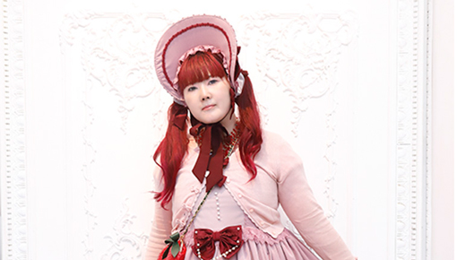 Gothic&Lolita SNAP 189　赤×ピンクコーデと赤いヘアが絶妙にマッチ