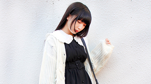 ケラ！モの私服スナップ☆　しらいちゃんのファッション・テーマは「白と黒」♪