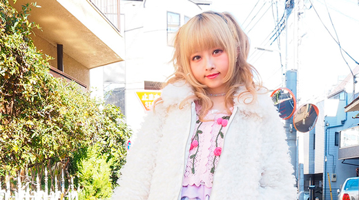 ケラ！モの私服スナップ☆　星名桜子ちゃんのファッション・テーマは「春色もこもこ」♡